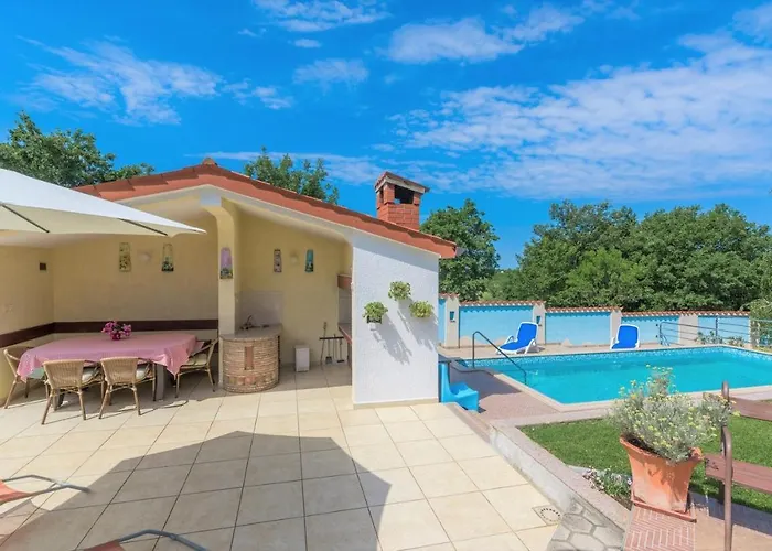 Anitavilla Porec With Pool Gæstehus Vrvari
