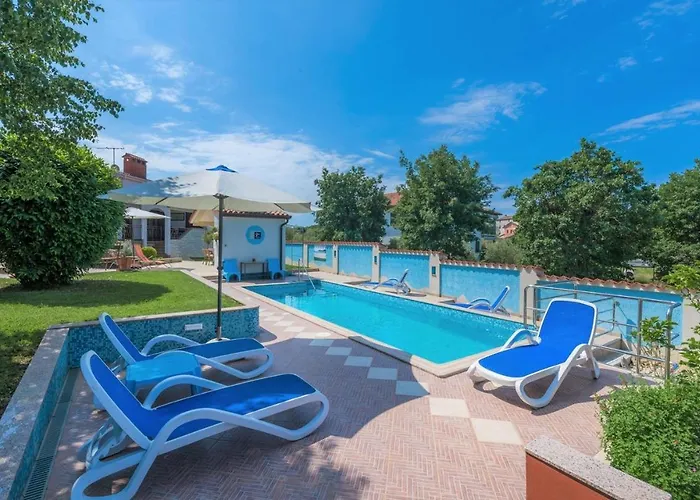 Anitavilla Porec With Pool Gæstehus Vrvari